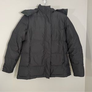 LL Bean Women's Ultrawarm Down Jacket Coat Charcoal Medium Reg #234009 NEW